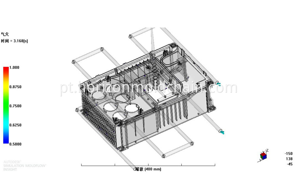 Analysis of the mold flow of household appliance shells5